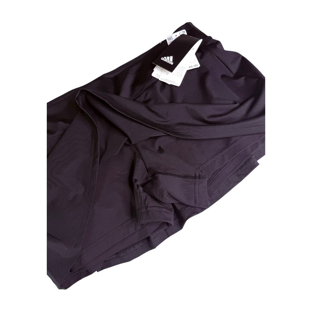 Adidas Aeroready Tennis Skirt Skort Advantage Black Women's XL Preppy New Tags - Picture 2 of 9
